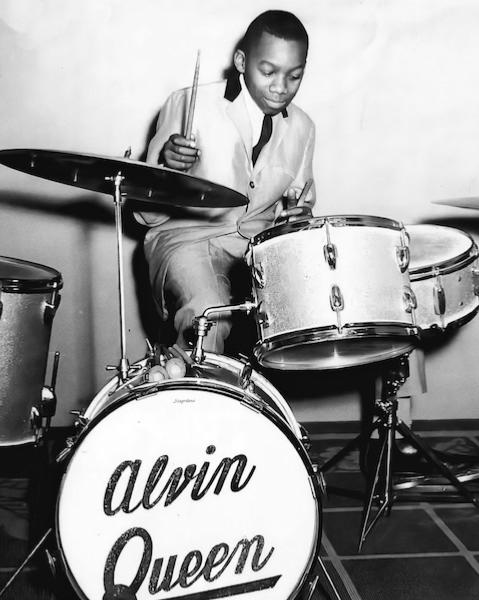 Alvin Queen, studio d'Andy Lalino, Mount Vernon, NY, 1962 © Photo X, Collection Alvin Queen by courtesy